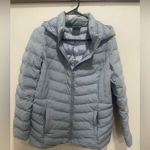 Women's Light purple Puffer Jacket